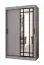 Penderie / Cachemire / 1 porte miroir / 120 x 62 x 200 cm / 2 tringles / Détails modernes / 5 compartiments / Système de glissières fiable