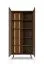 Vitrine / Couleur : Chêne Dunin / Éclairage LED inclus / Fonction Pus-to-open / 10 compartiments / 94 x 40 x 196 cm / Fonction Soft-Close / Pieds métalliques fins