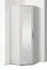 Armoire d'angle / Cachemire / 1 porte miroir / 2 tringles à vêtements / 5 compartiments / Fonction push-to-open / 43 x 38 x 185 cm / Finition de haute qualité / 2 variantes de pieds