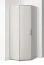 Armoire d'angle / Cachemire / 1 porte battante / 2 tringles à vêtements / 5 compartiments / Fonction push-to-open / 43 x 38 x 185 cm / Finition de haute qualité / 2 variantes de pieds