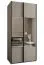 Penderie / Armoire à portes coulissantes / Couleur : Cachemire / Miroir / 245,5 x 100 x 64 cm / Soft-Close / 2 tringles à vêtements / 2 portes coulissantes / 6 compartiments