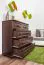 Sideboard avec 5 tiroir(s), Couleur: Noisette, Largeur: 100 cm - Armoire de cuisine, Buffet, Sideboard Abbildung