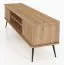 Meuble TV Rolleston 27 | Bois massif de hêtre cœur huilé | 57 x 180 x 46 cm | Design haut de gamme