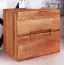 Table de chevet en bois de hêtre massif huilé, Nature Premium, Kapiti 12 - Dimensions : 40 x 40 x 35 cm (H x L x P)