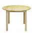 Table 100x100 cm, Couleur: Naturel