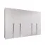 Armoire à portes battantes / Penderie / Couleur : Blanc / 4 compartiments / 3 mètres de large / Poignées : Cachemire / 4 tringles à vêtements / Fonction Soft-Close / Dimensions : 300 x 52 x 202 cm