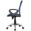 Chaise de bureau enfant Apolo 95 | Mesh respirant | Bleu/Noir | Hauteur réglable 44-55 cm | Pour 120-160 cm