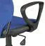 Chaise de bureau enfant Apolo 95 | Mesh respirant | Bleu/Noir | Hauteur réglable 44-55 cm | Pour 120-160 cm