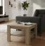 Table basse Lorengau 10 | Finition chêne Sonoma | 70 x 70 x 46 cm | Style moderne et pratique