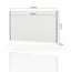 Grand miroir mural Vaitele 18 | Finition anthracite brillant | 65 x 123 x 2 cm | Design contemporain