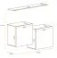 Meubles muraux suspendus Balestrand 323 gris | 2 portes | 110 x 130 x 30 cm | Moderne avec étagère