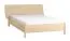 Lit simple ou d’appoint Aegir 21 | Design scandinave | Chêne | Tête de lit large | 140 x 200 cm | Sommier inclus