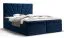 Lit boxspring au design moderne Pirin 30, Couleur : Bleu - Surface de couchage : 180 x 200 cm (l x L)