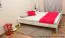 Blanc Pin Lit en bois 160 x 200 cm Blanc Abbildung