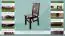 Chaise en pin massif, couleur noyer 001 - Dimensions 93 x 43 x 45 cm (H x L x P)