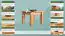 Table basse en pin massif, couleur aulne Junco 485 - Dimensions : 60 x 60 x 50 cm (L x P x H) 
