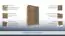 Vitrine Sardona 11, couleur : brun chêne - 186 x 115 x 44 cm (h x l x p)