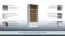 Bibliothèque Segnas 12, couleur : blanc pin / brun chêne - 198 x 90 x 43 cm (h x l x p)