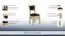 Chaise "Lipik" 34, Couleur : Chêne / Noir massif - Dimensions : 93 x 45 x 48 cm (h x l x p)