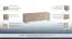 commode - commode basse "Temerin" couleur chêne Sonoma 20 - Dimensions : 50 x 180 x 42 cm (h x l x p)
