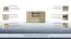 Commode "Kontich" 09, couleur : chêne de Sonoma - Dimensions : 78 x 126 x 42 cm (H x L x P)