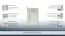 Armoire de base Cerri 03, couleur : blanc - 60 x 30 x 30 cm (H x L x P)