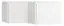 Pièce jointe pour l'armoire d'angle Invernada, couleur : blanc - Dimensions : 45 x 102 x 104 cm (H x L x P)