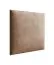 Panneaux rembourrés, lot de 10, couleur : marron, revêtement : velours, dimensions : 38 x 40 cm