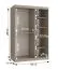 Armoire à portes coulissantes / Cachemire / 5 compartiments / 2 tringles / Finition haut de gamme / 120 x 62 x 200 cm / Armoire / Porte miroir / Design moderne