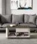 Table basse / 1 tiroir / Couleur : Cachemire / Chêne Windmill foncé / 2 compartiments / Fonction Soft-Close / Poignée : métal / Dimensions : 90 x 60 x 45 cm / Table basse