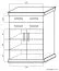 Commode Wewak 06, couleur : chêne Sonoma - Dimensions : 137 x 100 x 42 cm (H x L x P)