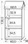 Bibliothèque enfant Daniel 02 | Blanc / Gris | 130 x 62 x 30 cm | Design moderne et pratique
