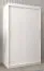 120 cm de large Armoire avec 5 casiers et 2 portes | Couleur: Blanc Abbildung