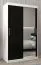 120 cm de large Armoire avec 5 casiers et 2 portes | Couleur: Blanc / Noir Abbildung