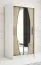 1 mètre de large Armoire avec 2 portes | Couleur : Chêne Sonoma / Blanc Abbildung