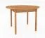 Table ronde Wellsford 52 | Chêne sauvage massif huilé | 100 cm de diamètre | Design haut de gamme