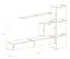 Exceptionnel meuble-paroi Balestrand 132, couleur : chêne wotan - dimensions : 200 x 310 x 40 cm (h x l x p), avec fonction push-to-open