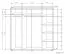 200 cm de large Armoire à portes coulissantes avec 2 portes | 7 casiers | 2 tringles à vêtements | Couleur: Gris Abbildung