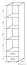 Étagère Garut 27, couleur : Chêne de Sonoma - Dimensions : 194 x 40 x 40 cm (H x L x P)