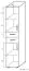 Armoire Garut 30, couleur : Chêne de Sonoma - Dimensions : 194 x 40 x 40 cm (H x L x P)