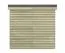 Abri de jardin 14, en bois de pin, carton bitumé inclus, toit à une pente, imprégné sous pression en vert - Dimensions extérieures : 236 x 216 x 230 cm (l x L x h), double porte haute