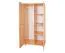 Bois massif-Armoire Pin, Couleur: Naturel 190x90x60 cm
