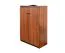 Commode Mojokerto 19 | Noyer & Noir | 121 x 80 x 39 cm | Design moderne et chaleureux