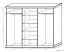 Armoire à portes coulissantes / armoire Wewak 20, couleur : chêne Sonoma - Dimensions : 200 x 240 x 62 cm (H x L x P)