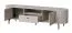Meuble TV Annelin 05 cachemire | 49 x 180 x 40 cm | 1 tiroir, 2 portes, 3 compartiments | Pieds métal 15 cm