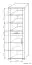 Armoire Aitape 26, couleur : chêne Sonoma foncé / chêne Sonoma clair - Dimensions : 188 x 60 x 40 cm (H x L x P)