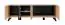 Meuble-paroi Nordkapp 02, couleur : Hickory Jackson / noir - dimensions : 192 x 320 x 45 cm (h x l x p), avec deux éclairages LED