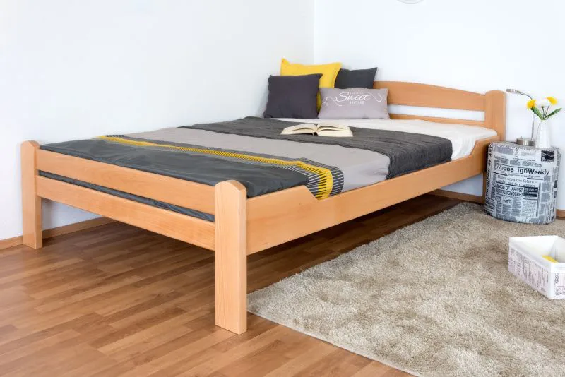 Lit junior Easy Premium Line K4/1 | 140 x 200 cm | Hêtre massif naturel | Montage rapide | Design moderne