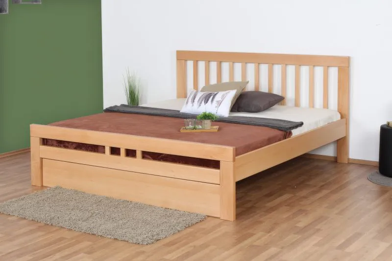 Lit jeune "Easy Premium Line" K8/1 | 180 x 200 cm | Hêtre massif naturel | Design moderne et robuste