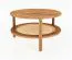 Table basse Wellsford | Chêne sauvage massif huilé | 60 x 60 x 35 cm | Design premium